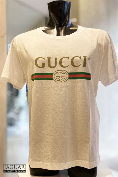 gucci washed t shirt white|white Gucci shirt girls medium.